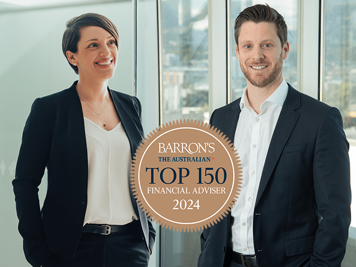 Simon Wotherspoon & Peta Nunn, Perks Private Wealth – Barron’s Top 150 Advisers 2024